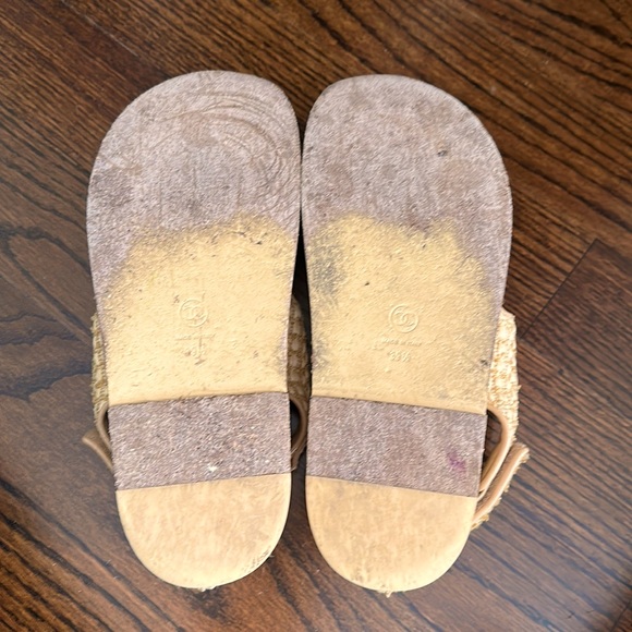 CHANEL Interlocking CC Logo Raffia Espadrilles Dad Sandals Size: 9.5 | IT 39.5 - Picture 9 of 11